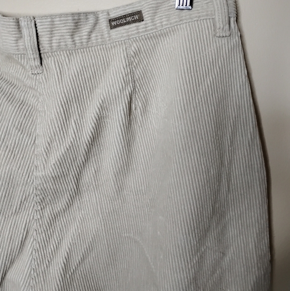 Vintage Woolrich Corduroy Pants Womens 16 Tall British Tan High Rise Straight - Picture 5 of 8